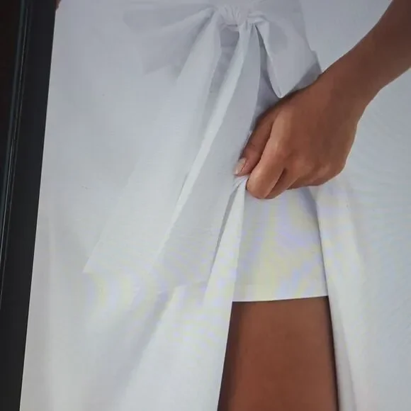 XLARGE HALARA BREEZEFUL 2 IN 1 TIE SPLIT QUICK DRY FLOWY SKIRT - Picture 3 of 9